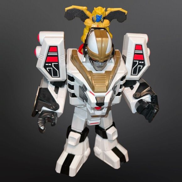 Imaginext Power Ranger Dino Supercharge Dragonzord Tigerzord Weapons & Figures - Picture 10 of 15